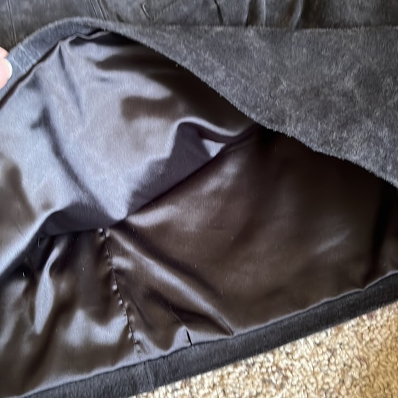 Blank NYC Free People Dark Gray Suede Mini Skirt - Picture 8 of 9